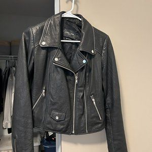 Obey 100% Real Leather Jacket Size Small
